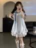 程朵连衣裙夏季2026新款中短裙学生少女孩高中初中生女生衣服夏天裙子 图片色 均码 (可备注码数) 实拍图
