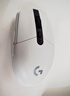 罗技（G）G304 LIGHTSPEED无线鼠标 游戏鼠标 轻质便携 绝地求生FPS鼠标英雄联盟LOL吃鸡 生日礼物 白色 实拍图