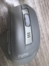 英菲克（INPHIC）M9 无线鼠标可充电轻音办公人体工学电脑台式笔记本2.4G通用便携Typec 灰【可视电量】 实拍图