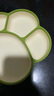 licheers宝宝餐盘婴儿硅胶学吃饭分格餐具吸盘一体式儿童辅食碗 绿色 实拍图