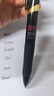 得力（deli）S01升级黑金款 大容量弧度收口按动中性笔办公笔水笔 0.5mm子弹头黑色 10支/盒S01Pro-10 实拍图