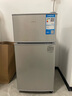 日普（RIPU）小冰箱迷你小型双门家用一级能效宿舍出租房办公室节能省电冷藏冷冻电冰箱 【升级净化去味】68升银色【小巧不占地】 实拍图