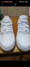 特步板鞋男鞋运动鞋夏季空军一号百搭小白鞋透气耐磨防滑黑色休闲鞋女 特步白【女款透气网孔】 39 脚长男24cm女24.5cm( 新法码39) 实拍图