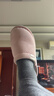 回力棉拖鞋男女士加绒秋冬季室内防臭滑保暖棉拖鞋HL0006粉色38-39码 实拍图