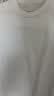 棉致t恤男纯棉潮流纯色小白宽松休闲短袖百搭情侣上衣 白色 M 实拍图