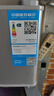 志高（CHIGO）小冰箱迷你小型家用冷藏冷冻两用宿舍出租房用双门办公室电冰箱节能省电 【一级能效】82L银色【全国联保丨节能省电】 实拍图