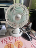 赛亿小风扇台扇台夹扇壁挂扇迷你学生宿舍床头办公室轻音桌面换气电风扇FJ7-01 实拍图