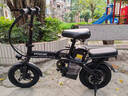 普莱德新国标折叠电动自行车 超长续航电动车 铝合金代驾车 锂电池助力男女通用成人电瓶车 代步电单车 豪华版-汽车S级电芯-20A纯电续航约60km 实拍图