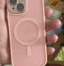 KEKLLE【肤感磁吸】适用iPhone15手机壳 苹果15保护套磁吸无线充电磨砂防摔镜头全包软边保护套 樱花粉 实拍图