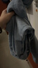 森马（Semir）森柔|牛仔裤女春季含莱赛尔做旧长裤舒适基础阔腿裤103125124001A 实拍图