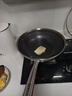 康巴赫炒锅不粘锅316L不锈钢炒菜锅32cm蜂窝平底煎炒锅电磁炉燃气灶通用 实拍图