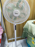 美的（Midea）【幸运草安睡1S】一级能效直流变频声控电风扇家用遥控卧室静音落地扇台式桌面抗菌大风力转页扇 实拍图