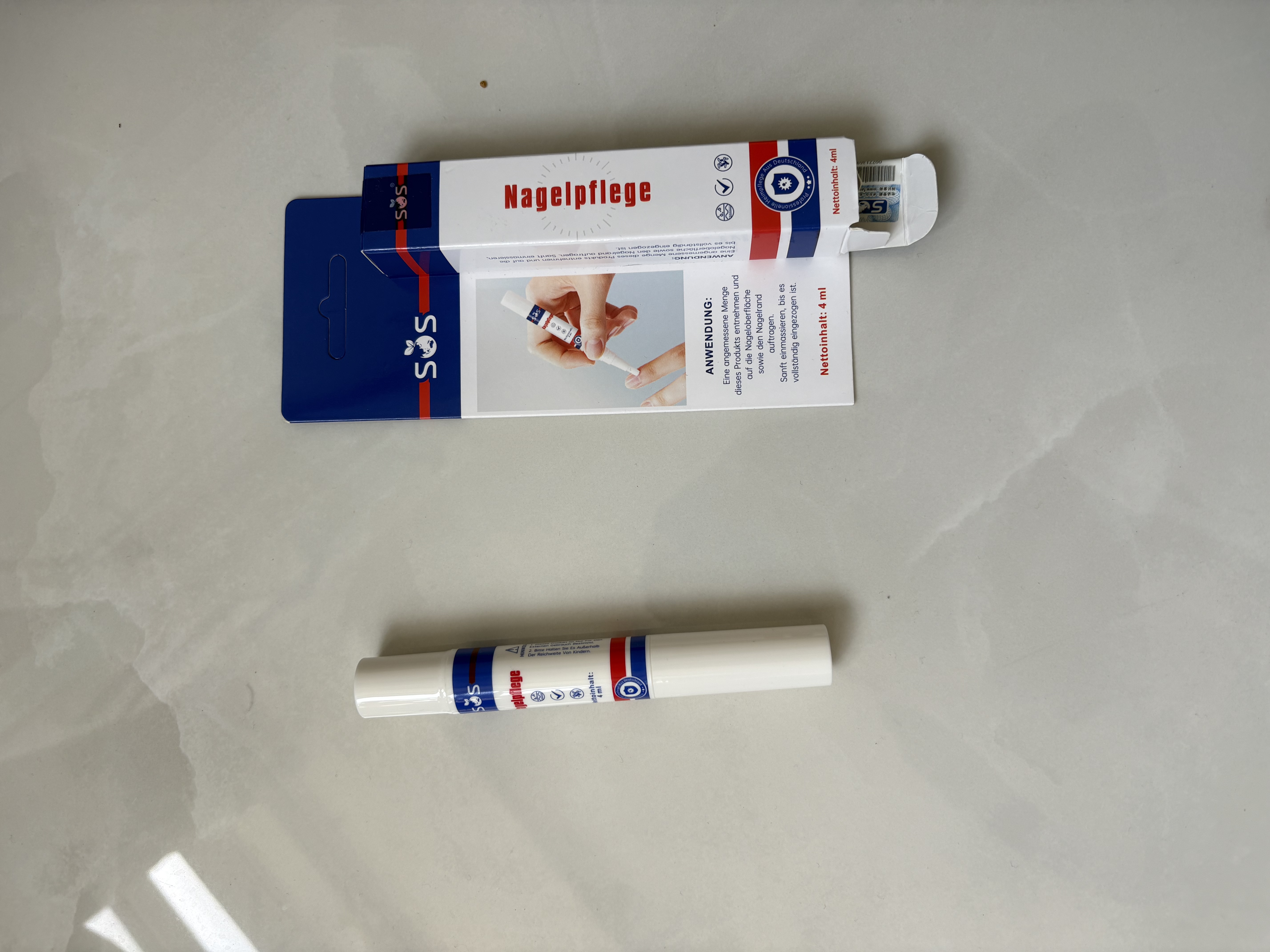 SOS德国SOS灰指甲笔4ml/支SOS脚气喷雾脚气水德国原装进口 灰指甲笔 4ml 1盒【灰指甲笔】 实拍图