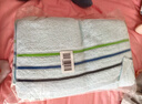 洁丽雅（Grace）新疆棉A类纯棉毛巾柔软吸水洗脸擦脸洁面成人毛巾 4条装运动 实拍图