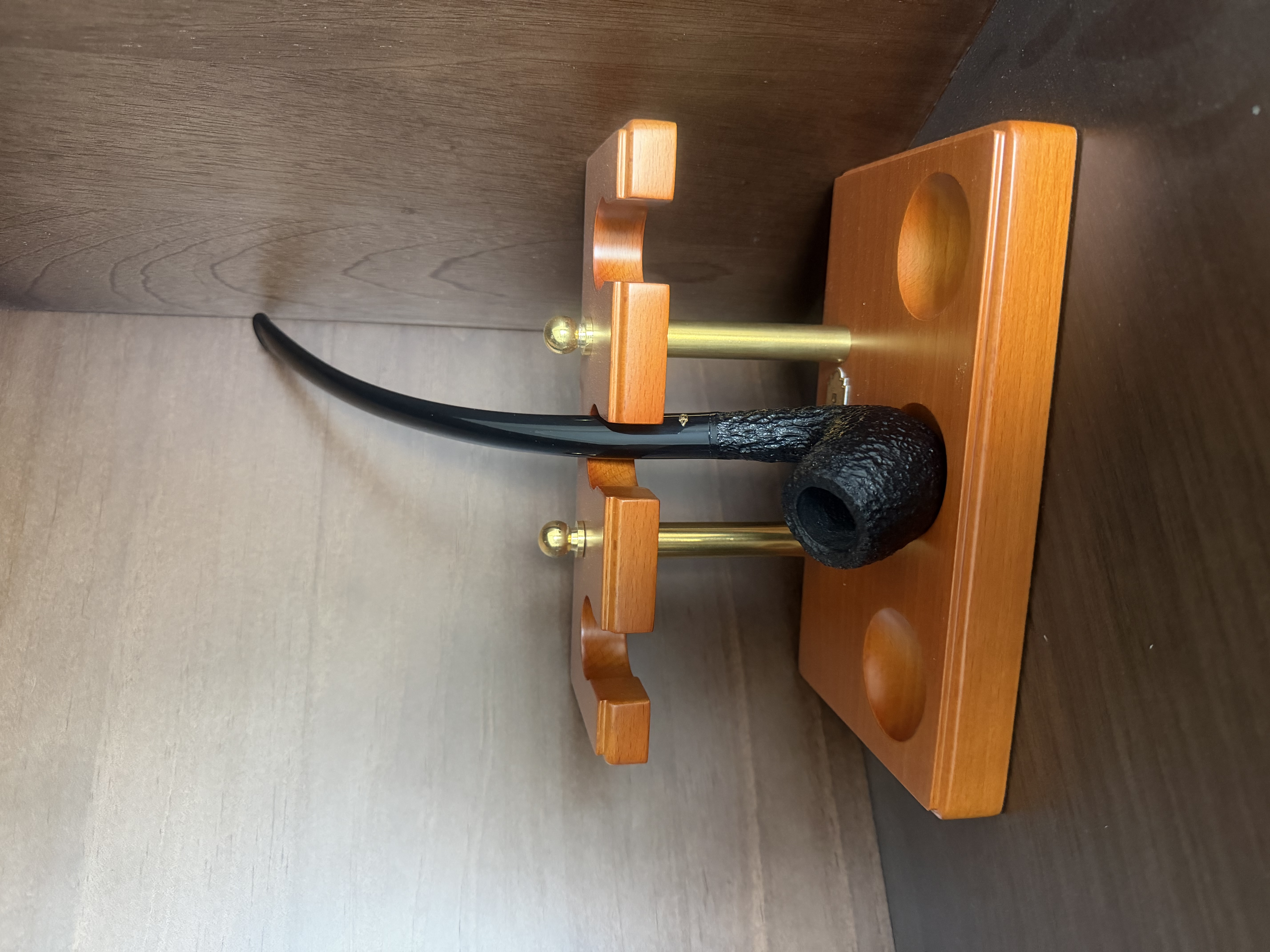 沙芬（SAVINELLI）【七夕礼物】意大利珍藏石楠木烟斗干燥传统弯式叼斗百年实木楠木 【613型 经典军插升级斗 新手推荐】 实拍图