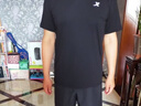 特步运动t恤短袖男新款跑步速干衣薄款体考训练服透气半袖运动上衣 【综合训练】正黑色0050 XL 180 实拍图