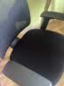 得力（deli）4900S 人体工学靠背办公椅/电脑椅/职员椅 可升降转椅舒棉坐垫 黑 实拍图