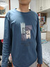 JEANSWEST LIFE真维斯纯棉长袖t恤男重磅亲肤圆领内搭潮牌外穿衣服青少年打底衫A 实拍图