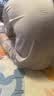 南极人男士睡衣男2026年夏季冰丝短袖开衫仿真丝可外穿家居服套装灰 2XL 实拍图