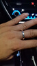 倔匠4MM刻字定制99足银男士戒指女士情侣对戒 光圈 单身小指食指尾戒 28号(手指周长68MM) 实拍图