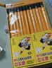 中华【热门商品】粗杆大三角洞洞铅笔HB 30支小学生练字铅笔儿童正姿矫姿三角木杆沾顶易抓握 7007 HB  实拍图