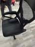 锦汐 电脑椅家用办公椅子靠背人体工学椅学习转椅老板座椅游戏电竞椅 【二代升级款】黑框黑网+乳胶 实拍图