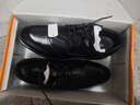 卡帝乐鳄鱼（CARTELO）皮鞋男商务英伦牛皮正装鞋秋冬男士婚鞋加绒鞋子男513 黑色 42 实拍图