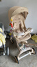 丸丫T6-2遛娃神器高景观婴儿推车可坐可躺轻便折叠可换向香槟金PLUS 实拍图