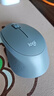 罗技（Logitech）M330 轻音鼠标 无线鼠标 办公鼠标 右手鼠标 带无线微型接收器 灰色 实拍图