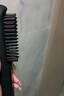 一尔无线直发梳负离子护发美发梳蓬松拉直防烫卷直两用卷发棒宿舍用高颅顶直发夹板送三八节女神礼物 骑士黑（插电款）【学生宿舍用小功率】礼盒装 实拍图