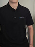 昕衣季夏季polo衫工作服工衣定制t恤刺绣文化高端短袖服装衣服印字logo 经典黑 XL 实拍图