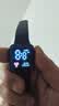 其他品牌高颜值LED手表时尚方形学生科技感超强夜光数字个性运动 水墨蓝 实拍图