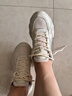 骆驼（CAMEL）运动老爹鞋女透气厚底潮休闲鞋子 K23S60L8016 米色 37 实拍图