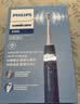 飞利浦（PHILIPS）声波电动牙刷钻石3系 5倍洁齿5种模式 刷头*2【亮白+洁净】生日礼物 送男生女友HX5181/01  白 实拍图