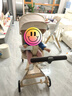丸丫T6-2遛娃神器高景观婴儿推车可坐可躺轻便折叠可换向香槟金PLUS 实拍图