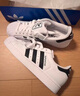 阿迪达斯三叶草小白鞋黑标贝壳头经典男女板鞋运动鞋JQ4098 实拍图