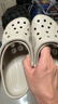 卡骆驰（CROCS）贝雅洞洞鞋男鞋女鞋轻便耐磨一脚蹬拖鞋休闲鞋百搭花园鞋|10126 卵石色-2V3 41 /42(260mm) 实拍图