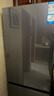 海尔（Haier）冰箱351升法式三开门多门双变频节能一级能效大容量双循环系统单门风冷无霜小型电冰箱2026年新款 黑金净化+三挡变温区+国家补贴15%+以旧换新 实拍图