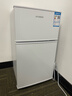 HYUNDAI（韩国现代）小冰箱迷你小型家用冷藏冷冻宿舍出租房办公室双开门二门电冰箱节能省电 68L白【一级能效+租房必备】 实拍图