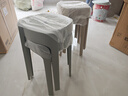 九千谷椅子出租房不占空间轻奢高级塑料凳子简易客厅家用小型餐桌凳4215 实拍图