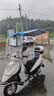 斯恋电动车雨棚可折叠雨棚收缩式防雨棚挡风板摩托车新款折叠式遮阳伞 天蓝色 [A8]车有后视镜款 实拍图