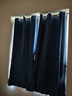 赫伊莎【窗帘+伸缩杆】窗帘免打孔安装一整套卧室门帘全遮光飘窗 深蓝(遮光99%左右) 【适合宽1.1～1.6米】帘2.2*1.8米高双开 实拍图