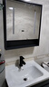 恋派浴室柜 陶瓷一体盆卫生间洗脸盆柜组合悬挂式洗漱台智能洗手盆柜 智能镜箱】珠光灰+陶瓷盆 60cm 实拍图