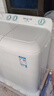 海尔（Haier）半自动双桶双缸洗衣机 12KG大容量  强力去污洗大件 一级能效家电国家补贴以旧换新 XPB120-81D2 实拍图