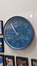 北极星（POLARIS）挂钟时尚创意客厅钟表静音简约石英钟30cm 2842黑色 实拍图