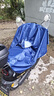 雨衣电动车摩托车雨披成人男女单人双帽檐雨衣加大加厚骑行雨衣 大号单人双帽横宽1.9米 蓝色 实拍图