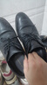 红蜻蜓真皮男鞋春夏舒适商务休闲皮鞋高级正装德比鞋婚鞋WTA7376黑色38 实拍图