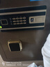虎牌保险柜家用小型指纹密码全钢防盗智能WiFi远程保险箱办公室保管箱夹万入墙隐形 虎牌-45咖啡金 密码款 实拍图