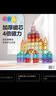 布鲁奇钻面彩窗磁力片儿童玩具男孩3-6岁磁力积木益智玩具1-3岁生日礼物 实拍图