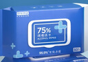 京东京造 75%酒精湿巾80片*3包杀菌率99.9% 湿纸巾 卫生消毒湿巾纸 实拍图
